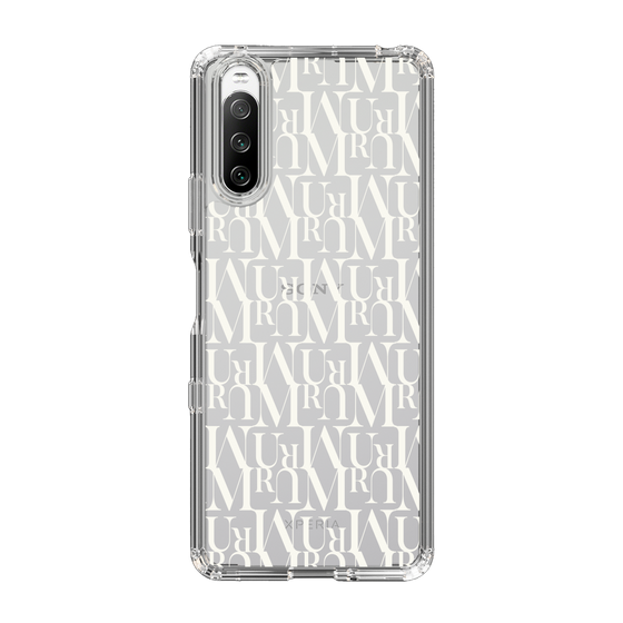 Slim Protection Case［ MURUA - Monogram - White ］