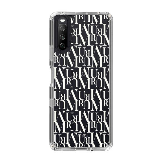 Slim Protection Case［ MURUA - Monogram - White ］