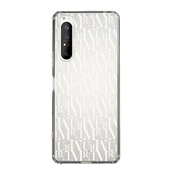 Slim Protection Case［ MURUA - Monogram - White ］