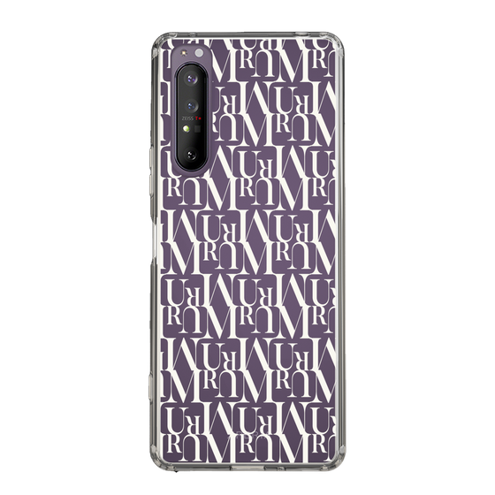 Slim Protection Case［ MURUA - Monogram - White ］