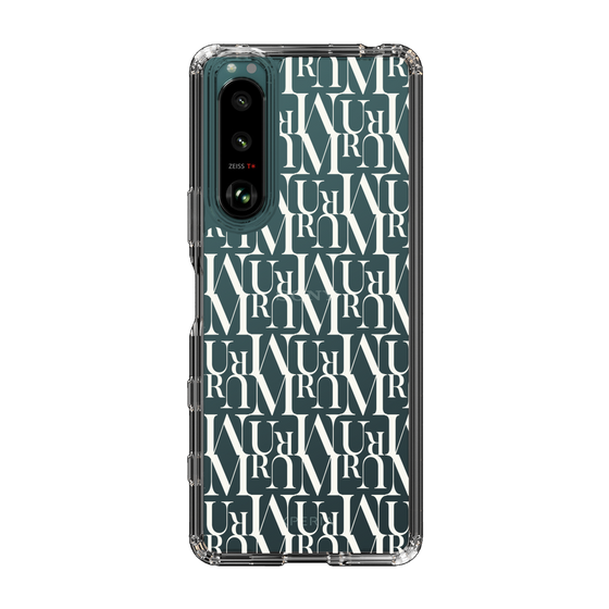 Slim Protection Case［ MURUA - Monogram - White ］