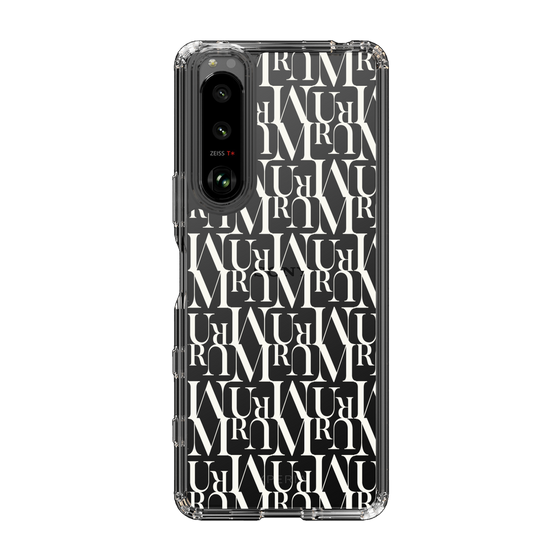Slim Protection Case［ MURUA - Monogram - White ］