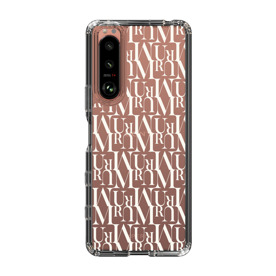 Slim Protection Case［ MURUA - Monogram - White ］