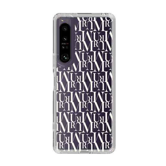 Slim Protection Case［ MURUA - Monogram - White ］