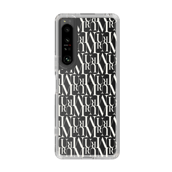 Slim Protection Case［ MURUA - Monogram - White ］