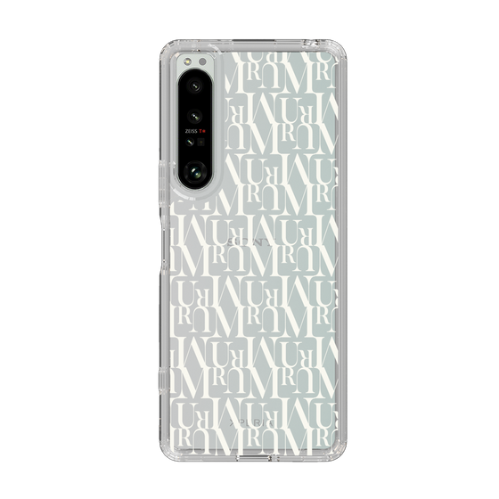 Slim Protection Case［ MURUA - Monogram - White ］