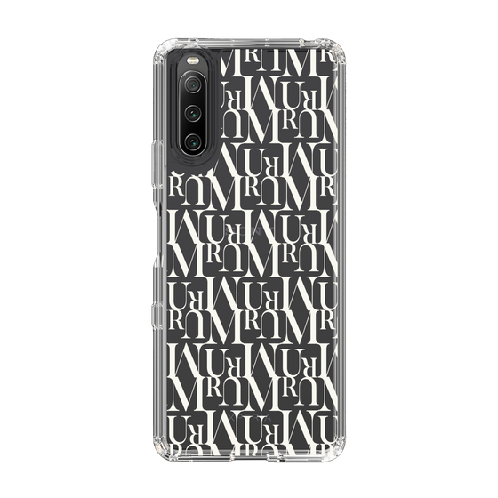 Slim Protection Case［ MURUA - Monogram - White ］