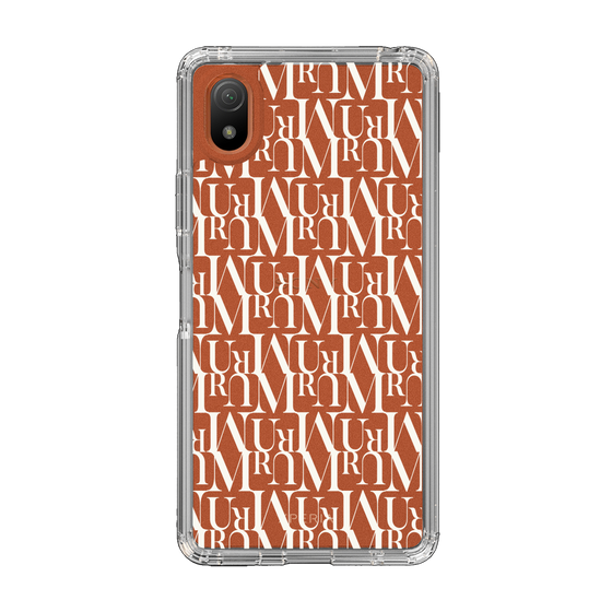 Slim Protection Case［ MURUA - Monogram - White ］