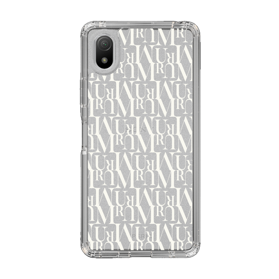 Slim Protection Case［ MURUA - Monogram - White ］