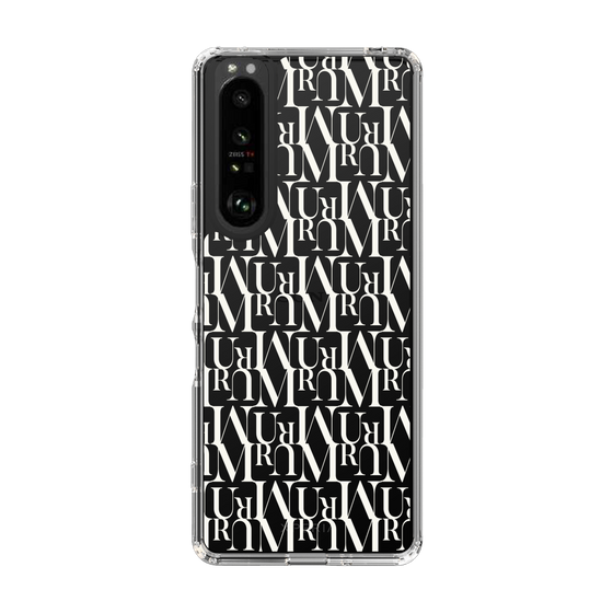 Slim Protection Case［ MURUA - Monogram - White ］