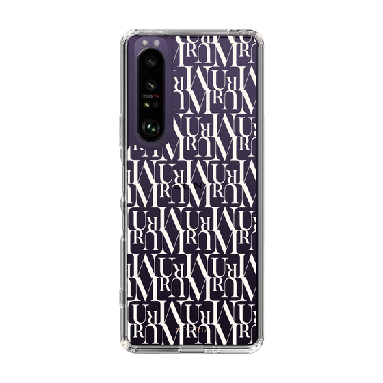 Slim Protection Case［ MURUA - Monogram - White ］