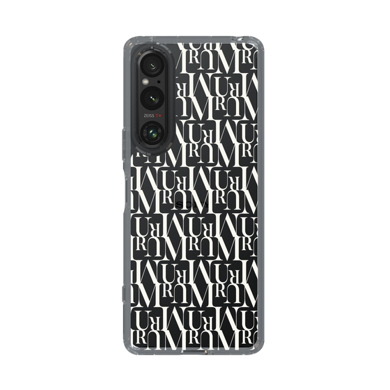 Slim Protection Case［ MURUA - Monogram - White ］