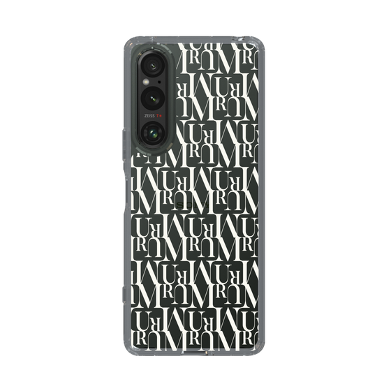 Slim Protection Case［ MURUA - Monogram - White ］