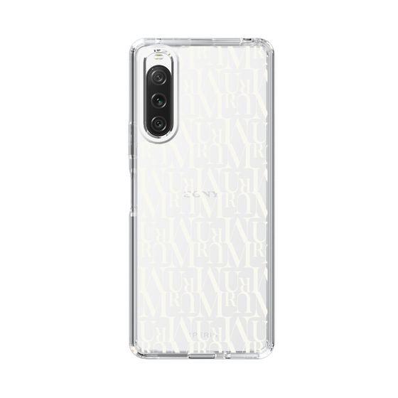 Slim Protection Case［ MURUA - Monogram - White ］