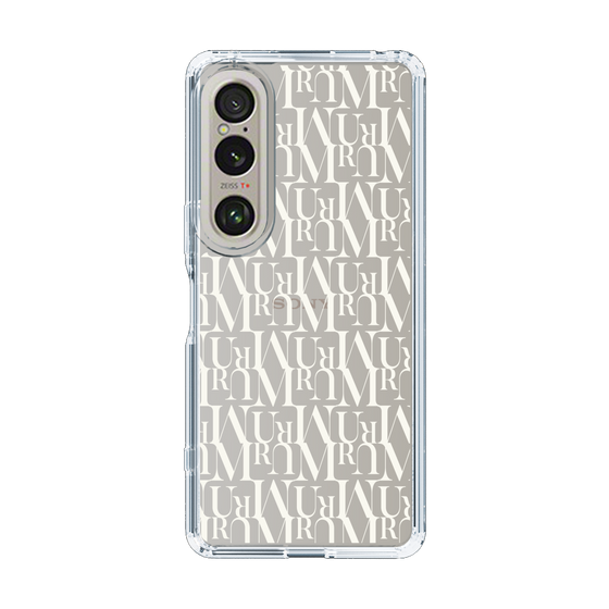 Slim Protection Case［ MURUA - Monogram - White ］