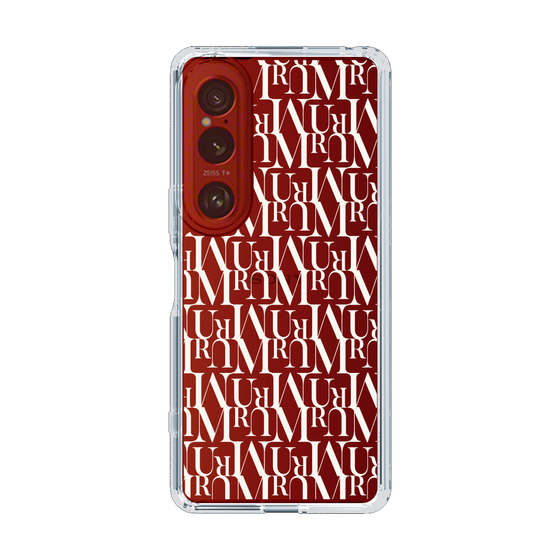 Slim Protection Case［ MURUA - Monogram - White ］