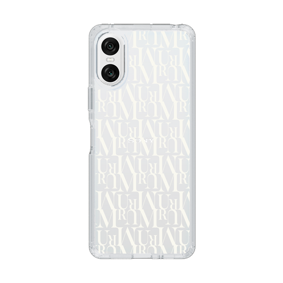Slim Protection Case［ MURUA - Monogram - White ］