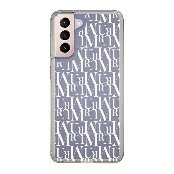 Slim Protection Case［ MURUA - Monogram - White ］