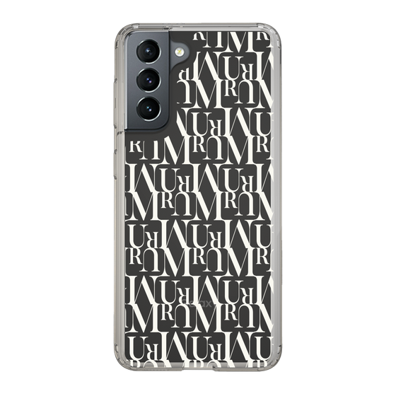 Slim Protection Case［ MURUA - Monogram - White ］