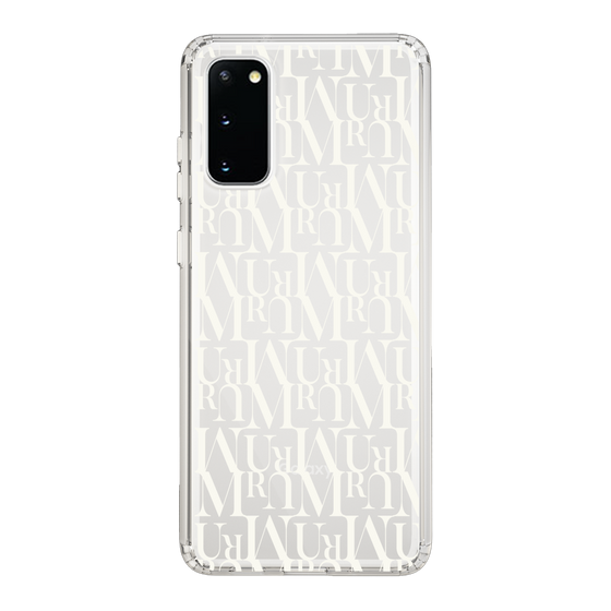 Slim Protection Case［ MURUA - Monogram - White ］