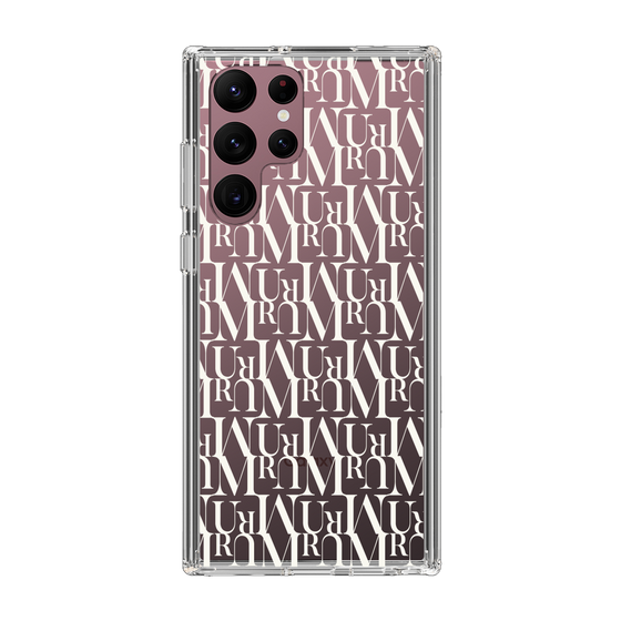 Slim Protection Case［ MURUA - Monogram - White ］