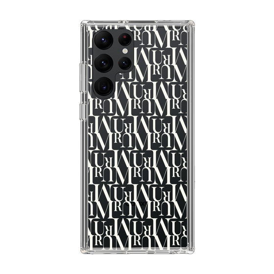 Slim Protection Case［ MURUA - Monogram - White ］