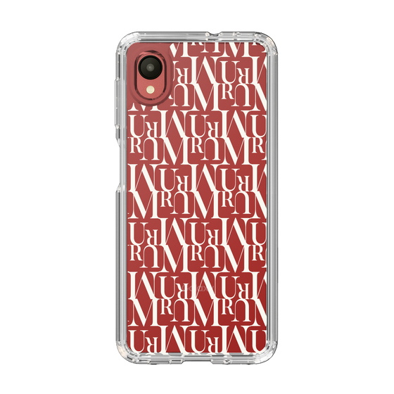 Slim Protection Case［ MURUA - Monogram - White ］