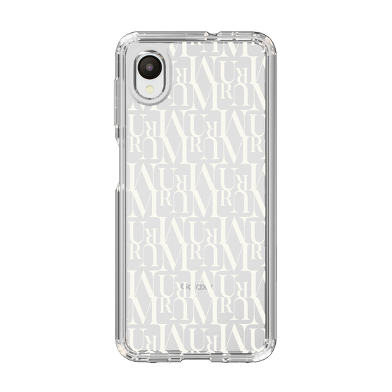 Slim Protection Case［ MURUA - Monogram - White ］