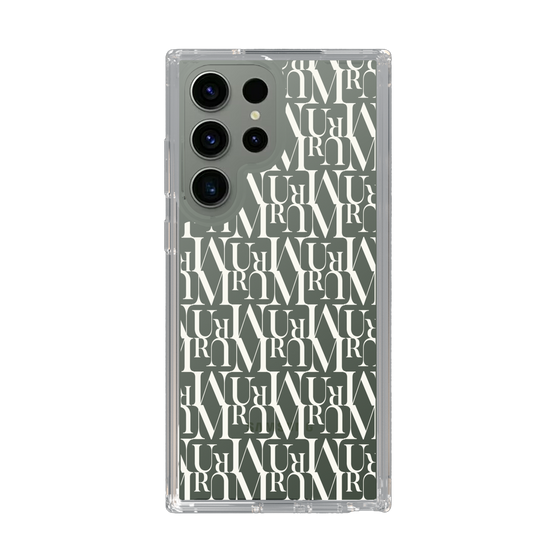 Slim Protection Case［ MURUA - Monogram - White ］