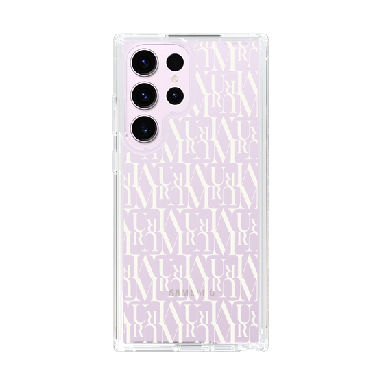 Slim Protection Case［ MURUA - Monogram - White ］
