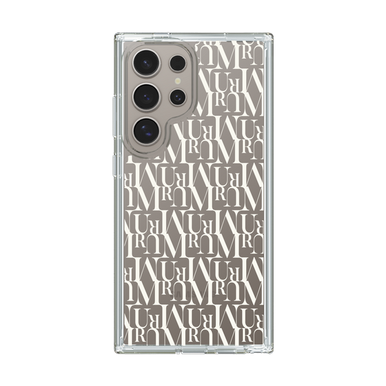 Slim Protection Case［ MURUA - Monogram - White ］