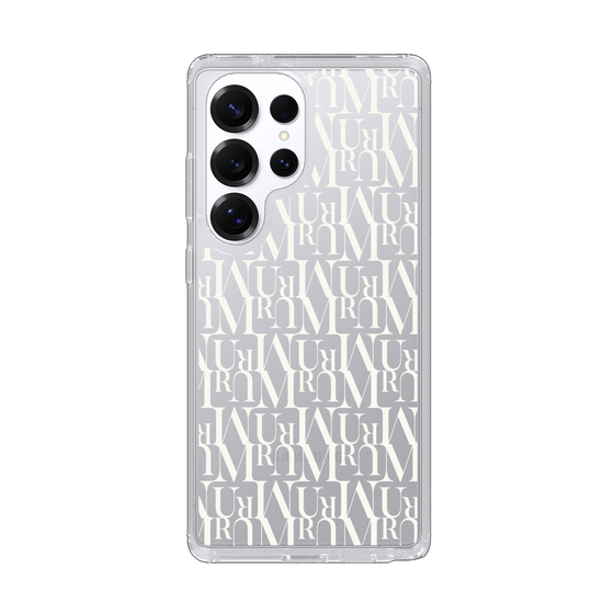Slim Protection Case［ MURUA - Monogram - White ］