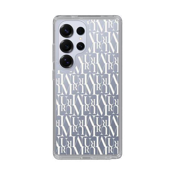 Slim Protection Case［ MURUA - Monogram - White ］
