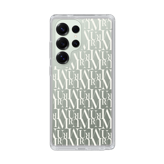 Slim Protection Case［ MURUA - Monogram - White ］