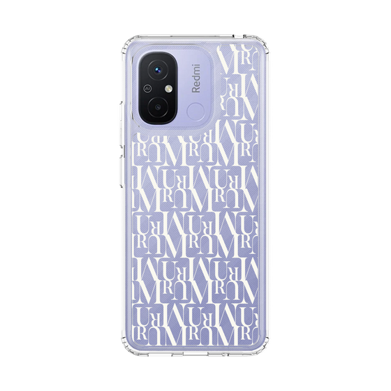 Slim Protection Case［ MURUA - Monogram - White ］