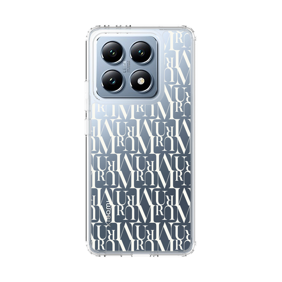 Slim Protection Case［ MURUA - Monogram - White ］