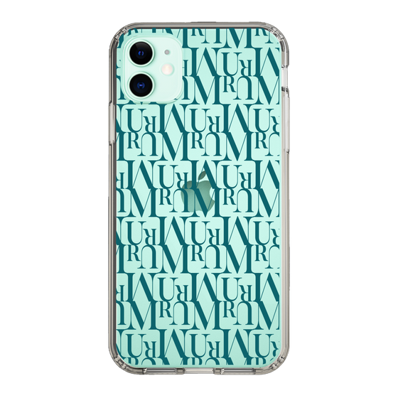 Slim Protection Case［ MURUA - Monogram - Green ］