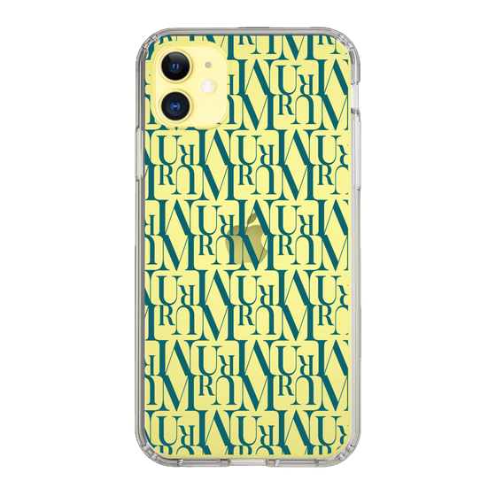Slim Protection Case［ MURUA - Monogram - Green ］