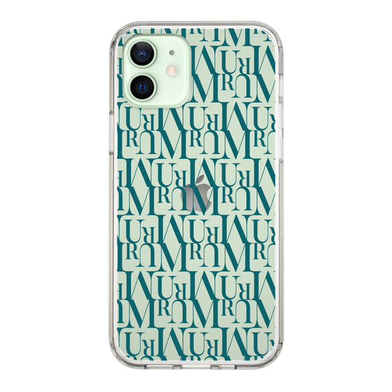 Slim Protection Case［ MURUA - Monogram - Green ］