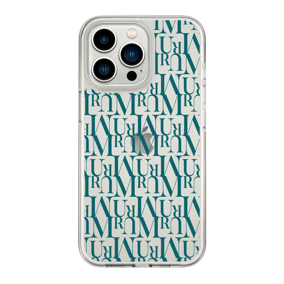 Slim Protection Case［ MURUA - Monogram - Green ］