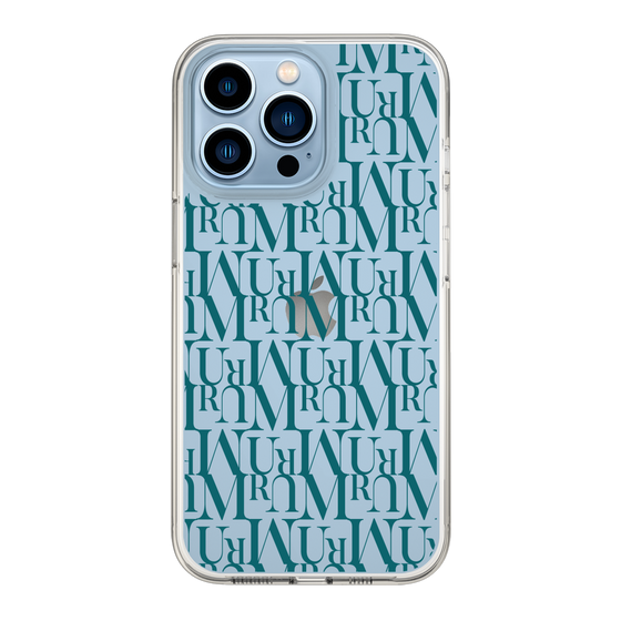 Slim Protection Case［ MURUA - Monogram - Green ］
