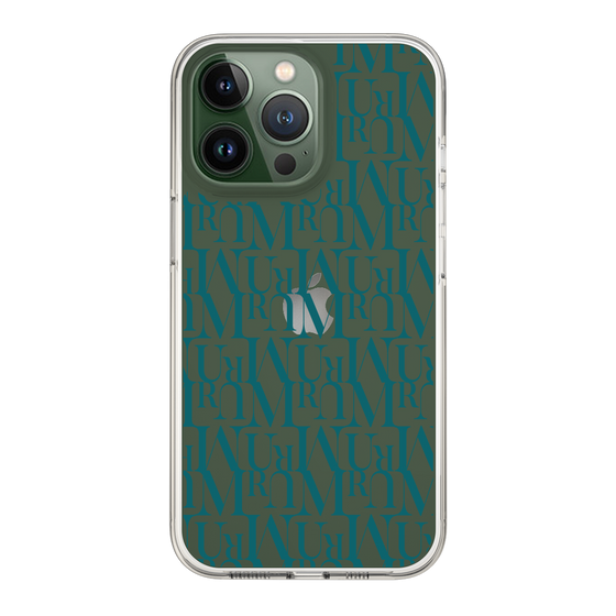 Slim Protection Case［ MURUA - Monogram - Green ］