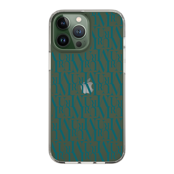 Slim Protection Case［ MURUA - Monogram - Green ］