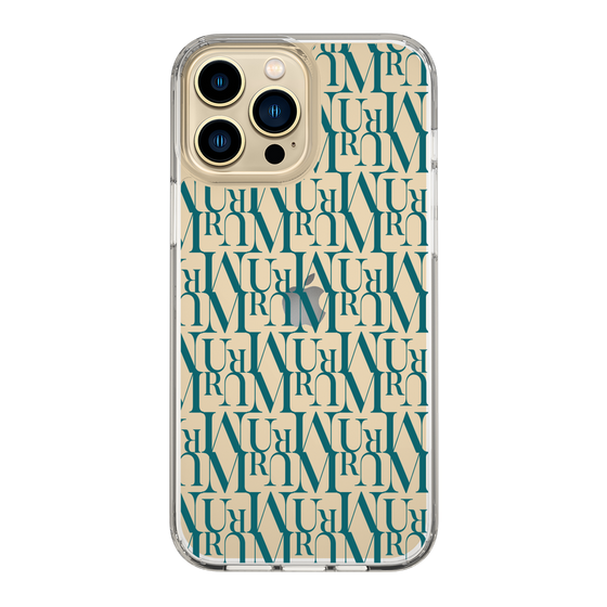 Slim Protection Case［ MURUA - Monogram - Green ］