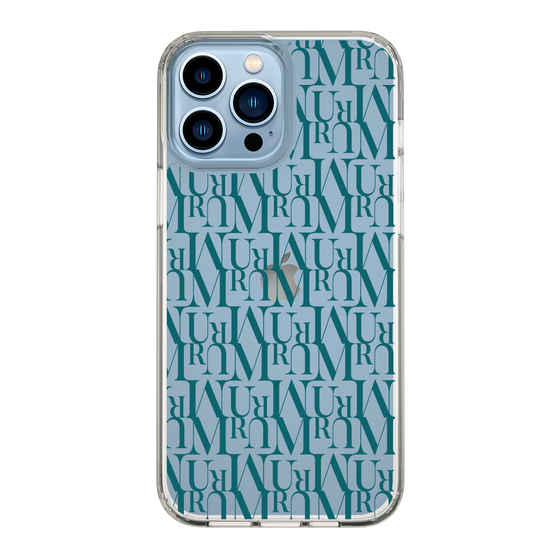 Slim Protection Case［ MURUA - Monogram - Green ］