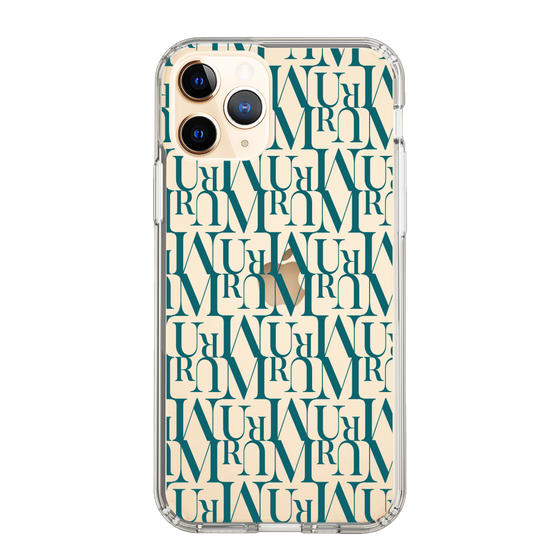 Slim Protection Case［ MURUA - Monogram - Green ］