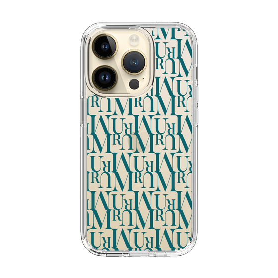 Slim Protection Case［ MURUA - Monogram - Green ］