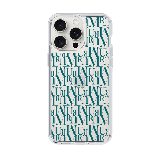 Slim Protection Case［ MURUA - Monogram - Green ］