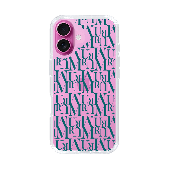 Slim Protection Case［ MURUA - Monogram - Green ］