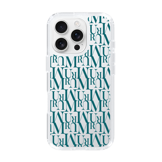 Slim Protection Case［ MURUA - Monogram - Green ］